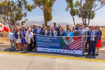 July 2019 – Dignitaries from the U.S. and Mexico joined representatives from Caltrans and SANDAG; along with other agency partners; to celebrate how the $1.1 billion in border infrastructure improvements is increasing connectivity and economic growth in our border region. For more information call (619) 688-6670 or email CT.Public.Information.D11@dot.ca.gov