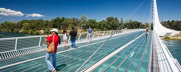 Sundial Bridge; Redding; CA