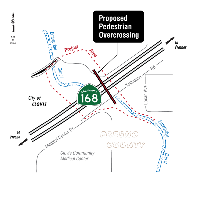 Graphic of project location map.