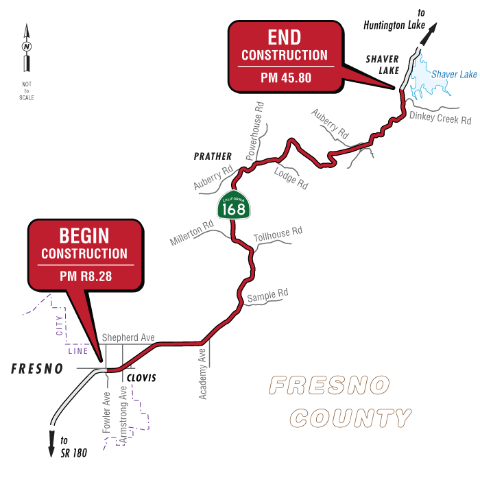 Graphic of project location map.