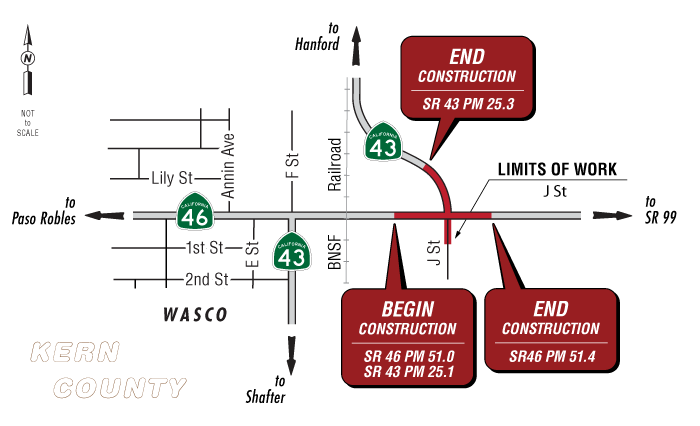 Graphic of project location map.