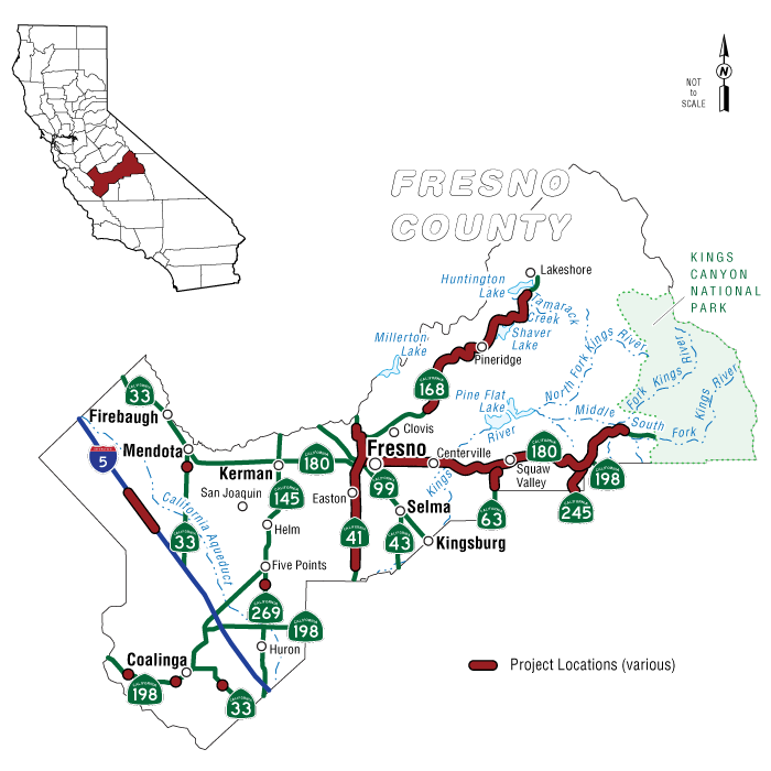 Graphic of project location map.