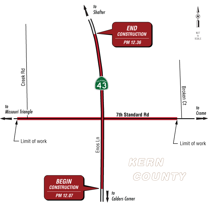 Graphic of project location map