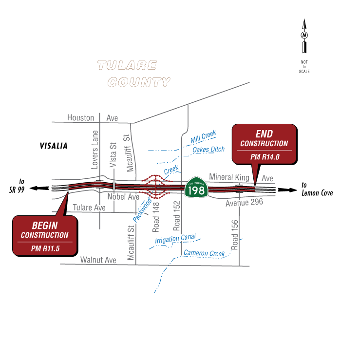 Graphic of project location map.