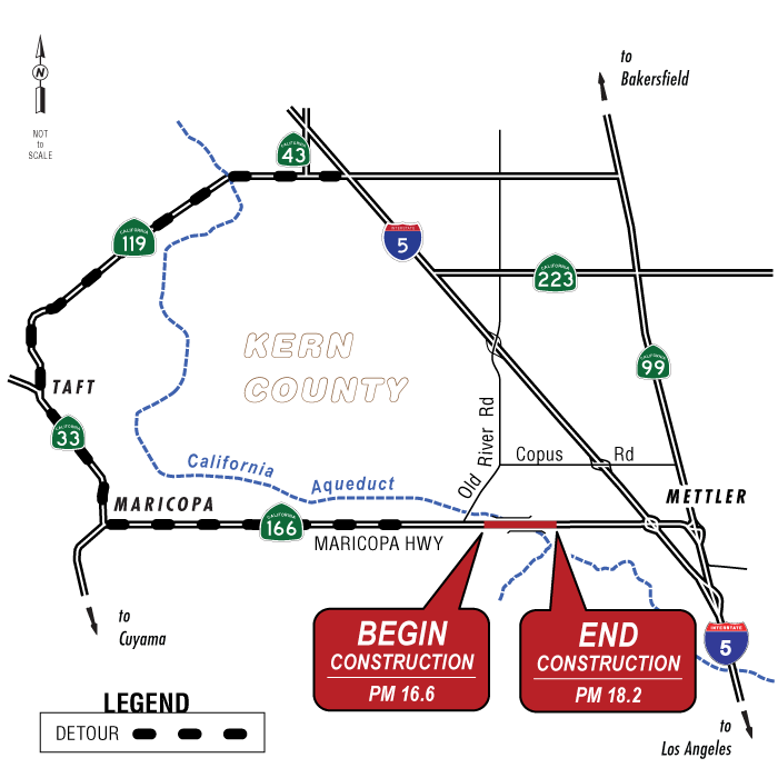 Graphic of project location map