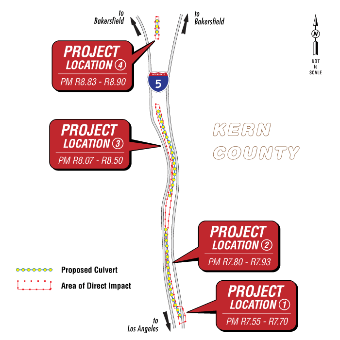 Graphic of project location map