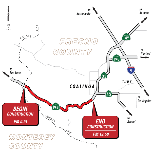 Graphic of project location map