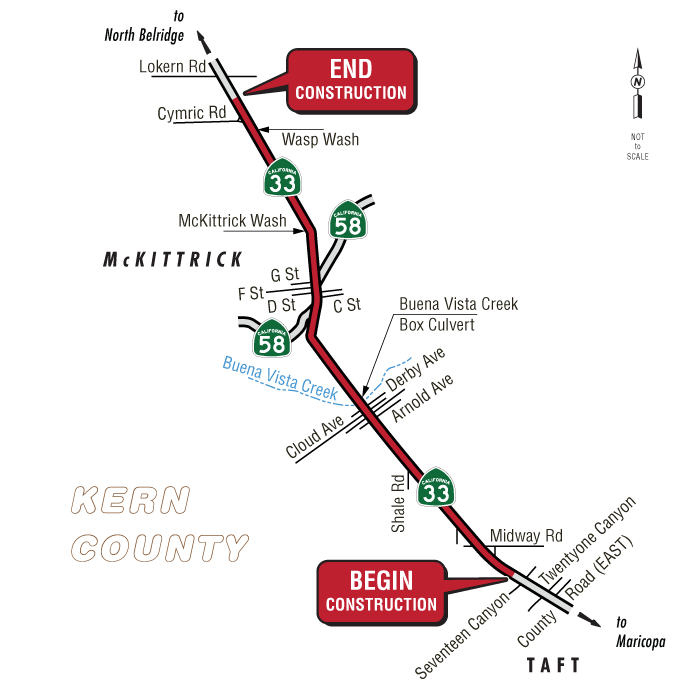 Graphic of project location map