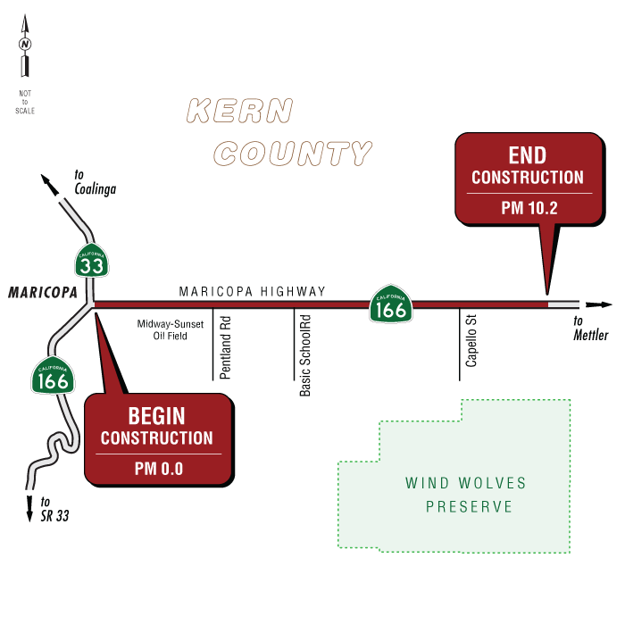 Graphic of project location map