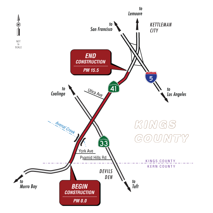 Graphic of project location map