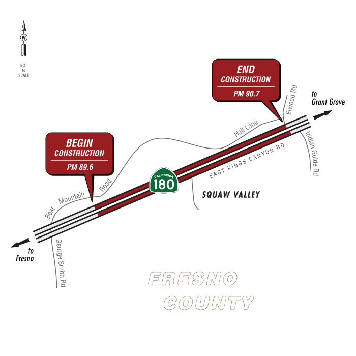 Graphic of project location map