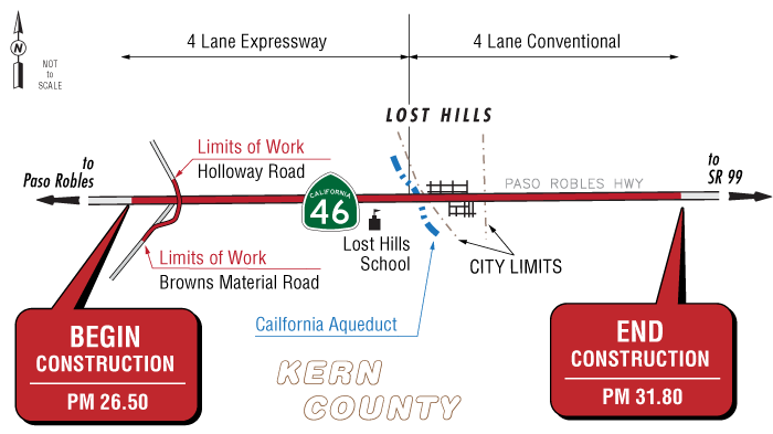 Graphic of project location map