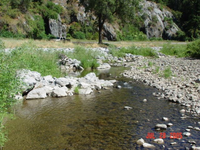 Figure 9- Cedar Creek (July 2005), Main Channel Bank-Toe