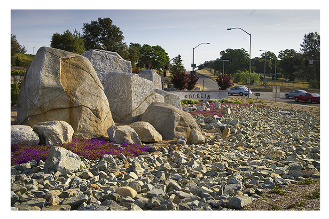 Gateway Monument in Rocklin, CA