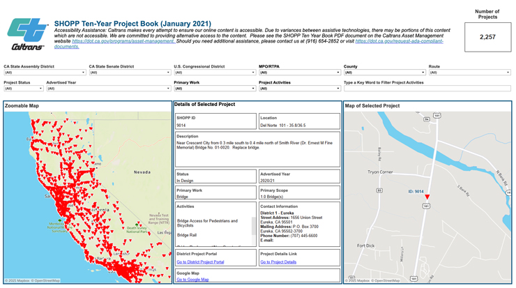 Image of Virtual Project Book internet home page